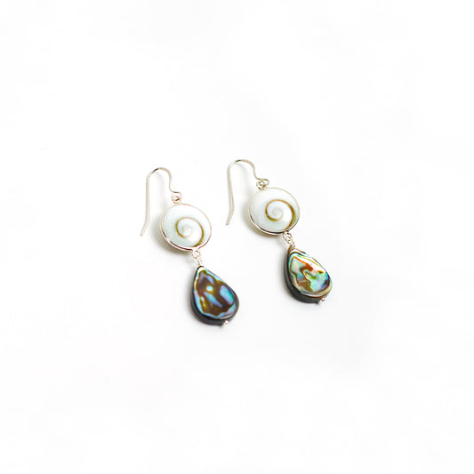 Moana - Shiva & Abalone Earrings